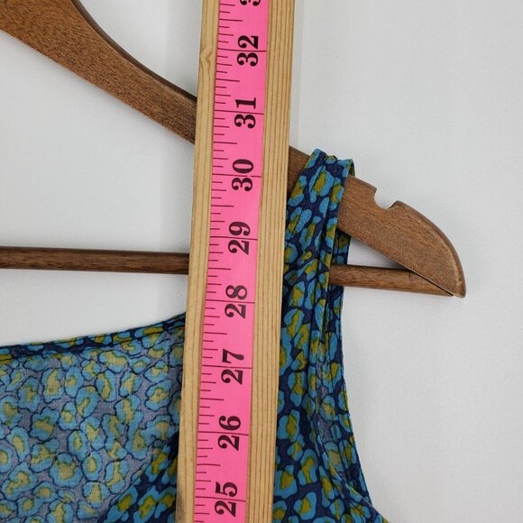 Old Navy Womens Sleeveless Blue Yellow Tank Top Plus Size 4X Scoop Neck Casual - Picture 11 of 11